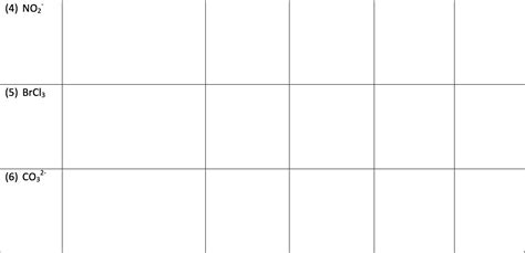 Solved Molecule Lewis Structure Hybridization of the Central | Chegg.com