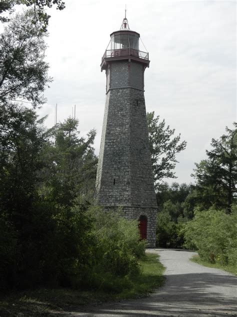 Gibraltar Point Lighthouse on Toronto Island, completed in 1808, is the ...