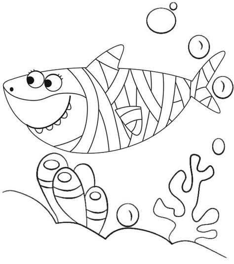 12 Best Baby Shark Pinkfong Coloring Sheets for Children - Coloring Pages