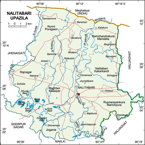 Mouza Map & 3 Detailed Maps of Nalitabari Upazila, Sherpur, Bangladesh - Tourism Directory of ...