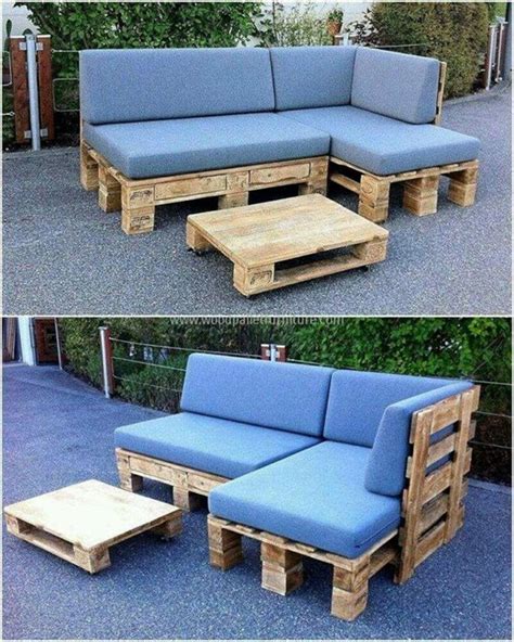 Ideias Para Sofá de Pallets | Móveis para jardim, Pallet exterior ...