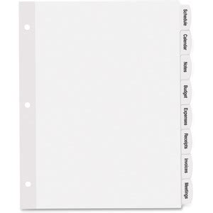 Avery Big Tab Printable Label Dividers, Easy Peel Labels, 8 Tabs ...