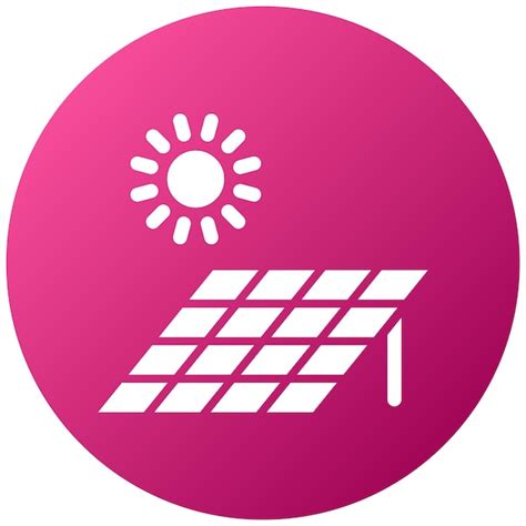 Premium Vector | Solar Power Icon Style