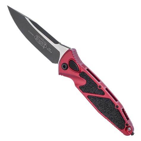 Microtech SOCOM Elite Automatic S/E | Red Handle – Black Blade