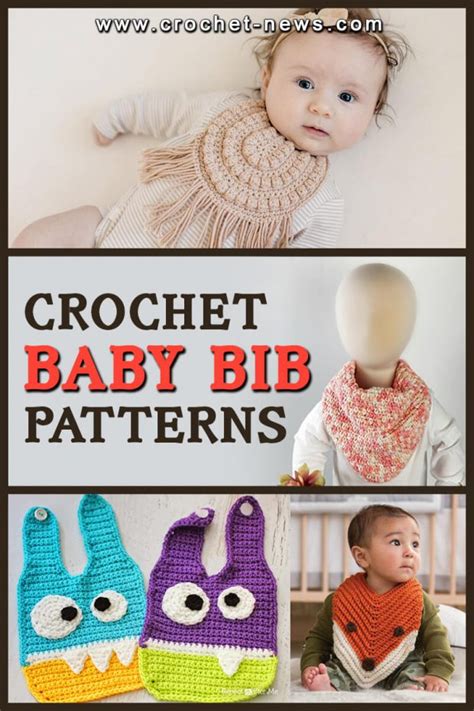 20 Crochet Baby Bib Patterns - Crochet News