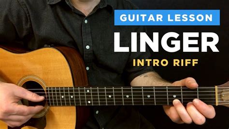 🎸 LINGER intro riff w/ tab (Cranberries) • Easy fingerstyle guitar lesson | Fingerstyle guitar ...