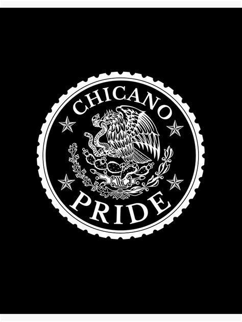 "Chicano Pride Symbol Mexican American " Art Board Print for Sale by ...