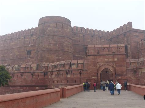 The Red Fort - Agra, India | Agra, Red fort, Natural landmarks