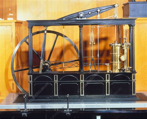 Steam engine designed by James Watt - Stock Image - V310/0024 - Science Photo Library