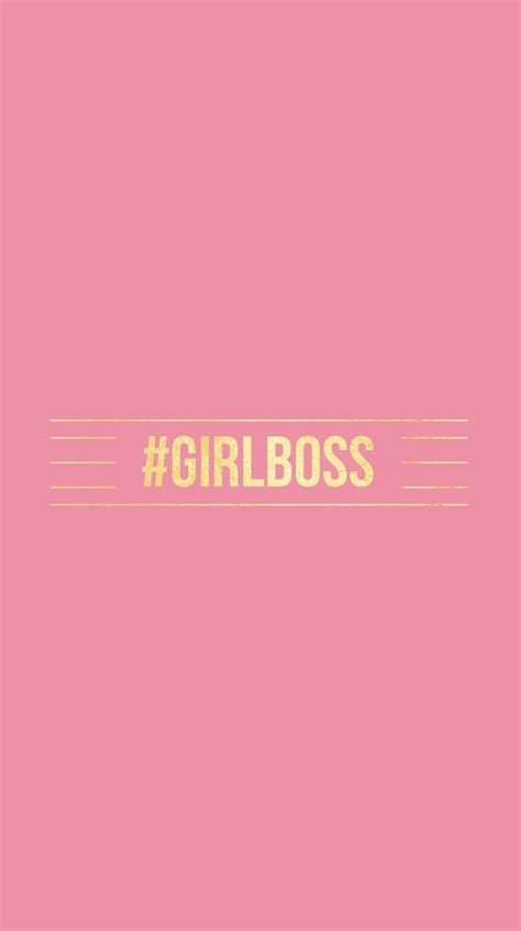 Pink #GIRLBOSS iPhone | Mobile Hintergrund @EvaLand – Handy Hintergründe HD | Girl boss ...