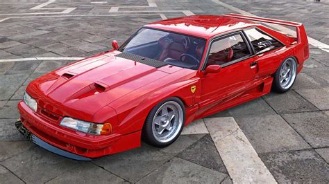 Mustang-Ferrari Mashup is the Fox Body F40 You’ve Always Wanted