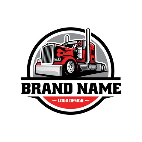 Trucking logo. Premium vector logo design isolated. Ready made logo ...