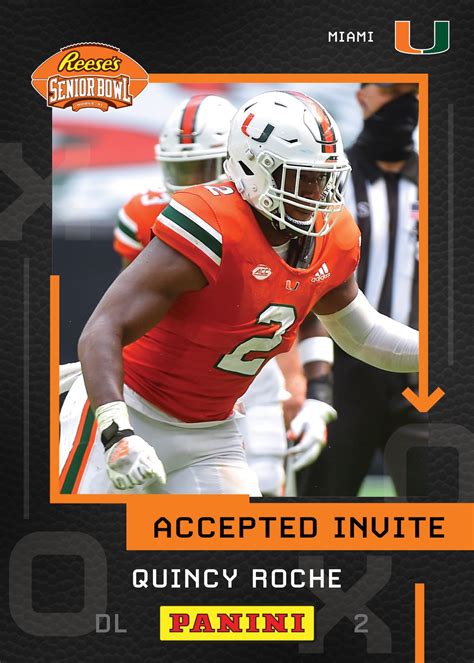 Reese's Senior Bowl on Twitter: "We would like to OFFICIALLY welcome @CanesFootball Quincy Roche ...