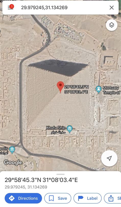 GPS Coordinate of pyramid of Giza = 29.979245 , 31.134269 Speed of ...