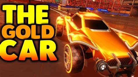 How To Make The GOLDEN Car In Rocket League... - YouTube