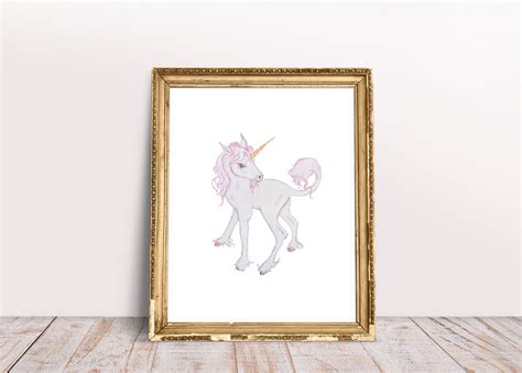 Unicorn Watercolor INSTANT DOWNLOAD Unicorn Art Print - Etsy