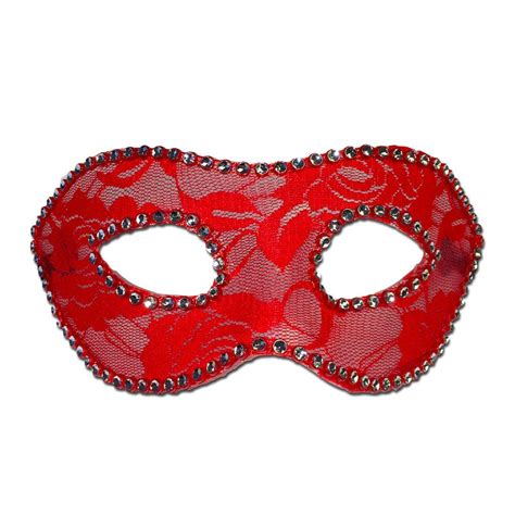 Rose Lace Masquerade Mask - Red – Simply Party Supplies