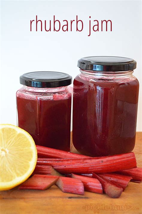 Easy Rhubarb Jam Recipe - Picklebums