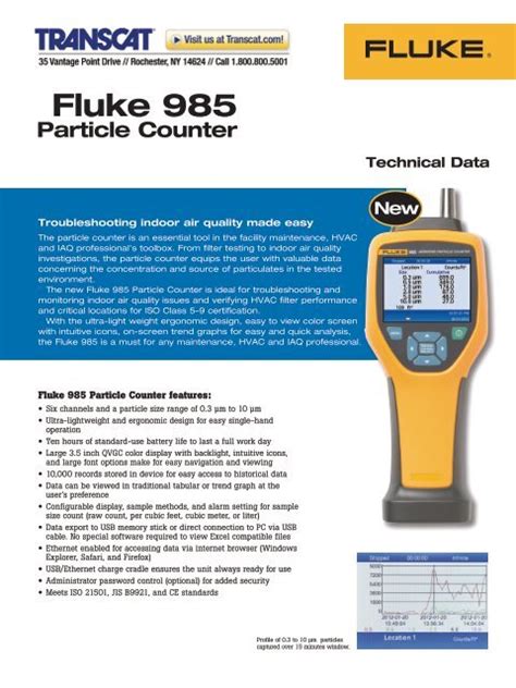 Fluke 985 Airborne Particle Counter Manual | edu.svet.gob.gt