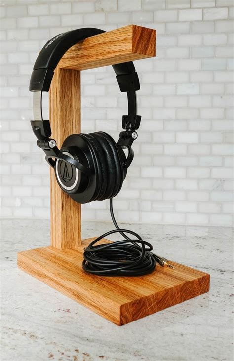 Wood Headphone Stand The Classic Headphone Holder | Etsy | Diy ...