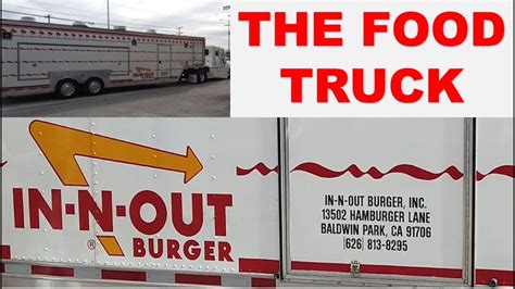 In-N-Out Food Truck to start the New Year 2022 - YouTube