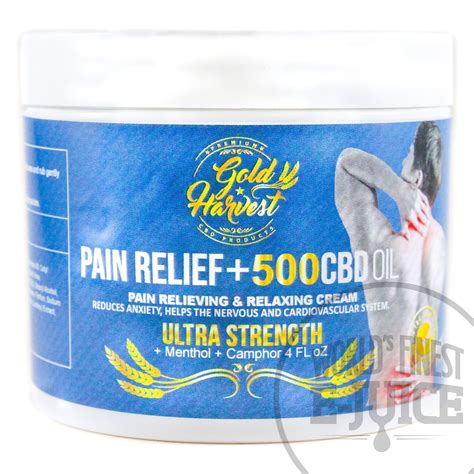 Gold Harvest - Ultra Strength CBD Pain Relief Cream - Optima Hemp