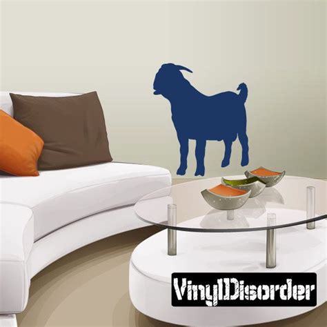 Boer Goat Staring SIlhouette Decal | Car decals vinyl, Vinyl wall decals, Vinyl decals