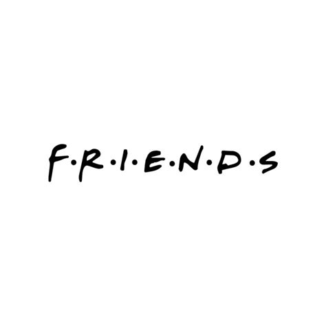 FRIENDS Logo TV Show Wall Sticker