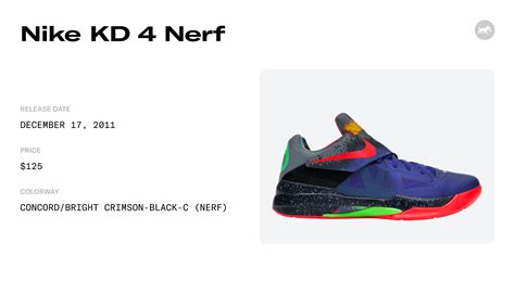 Nike KD 4 Nerf - 517408-400 Raffles & Where to Buy