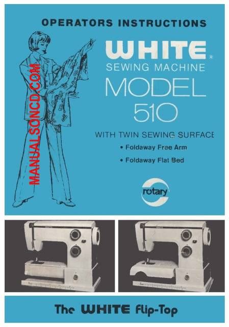 White 510 Sewing Machine Instruction Manual