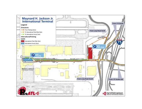 ATL International Airport Map - Guide maps online ATL International Airport Map Airport Gateway ...