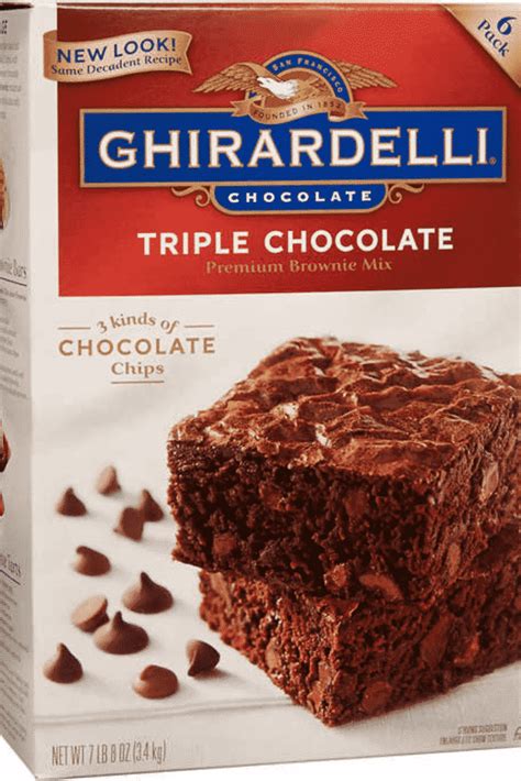 Easy Ghirardelli Triple Chocolate Brownie Mix Recipes