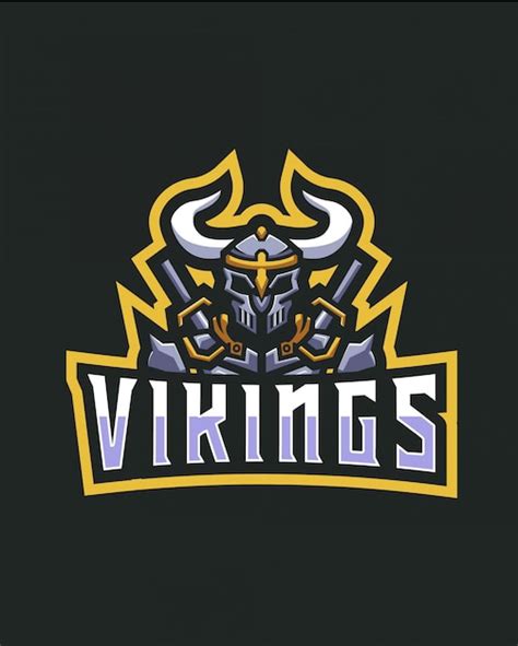 Premium Vector | Vikings logo