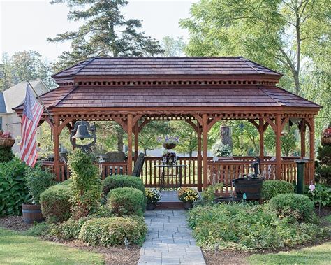 Oval Wooden Gazebos | Green Acres Outdoor Living - Outdoor Structures