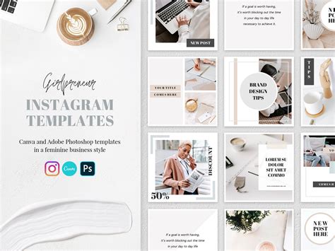 Business Instagram Templates for Canva. Business Instagram - Etsy Australia