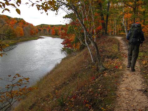 Eric's Hikes: Manistee River Trail/NCT loop: October 5-6, 2012