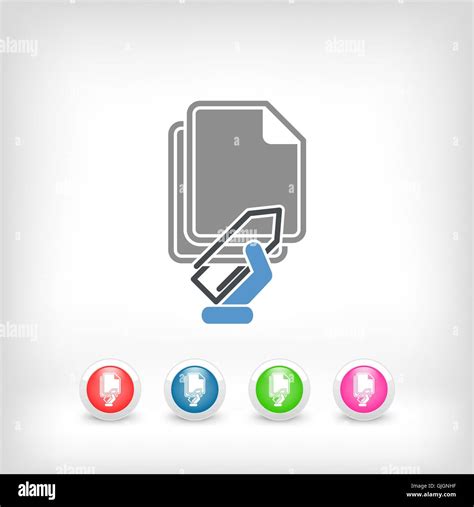 Paperclip icon paperclip symbol flat hi-res stock photography and ...