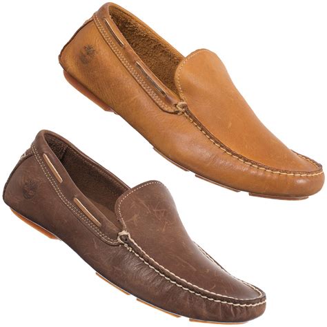 Timberland Earthkeepers Heritage Driver Venetian Slipper Herren Leder Schuhe neu