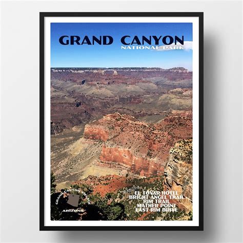 Grand Canyon National Park Poster-Grand Canyon – Just Go Travel Studios