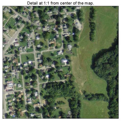 Aerial Photography Map of Green Camp, OH Ohio