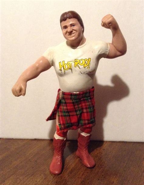 WWF LJN Rowdy Roddy Piper Kilt Rubber Wrestling Figure WWE 8in Titan Sports | #1760722173