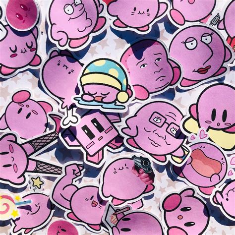 Kirby Stickers | Etsy