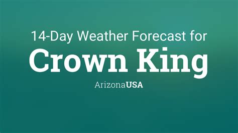 Crown King, Arizona, USA 14 day weather forecast