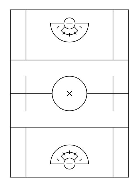 Lacrosse Field Diagram 30769588 Vector Art at Vecteezy