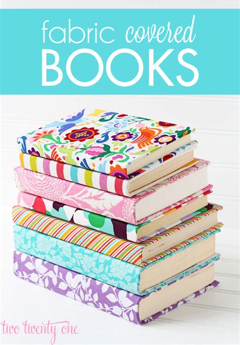 Fabric Covered Books - Two Twenty One