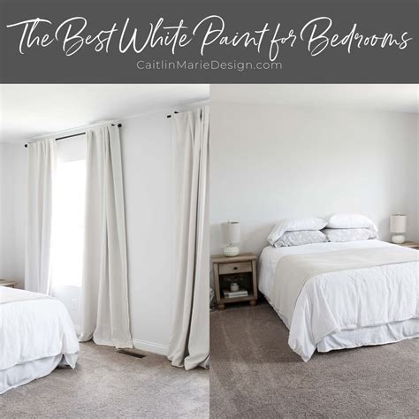 The Best White Paint for a Bedroom - Caitlin Marie Design