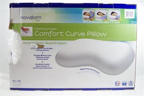 NOVAFORM Memory Foam Comfort Curve Pillow, Store Return