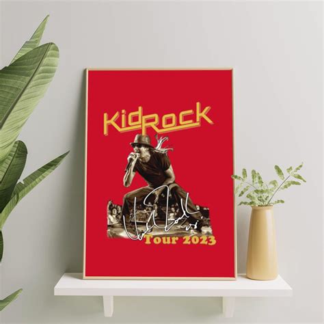 Kid Rock World Tour 2023 Poster Set, Kid Rock Anniversary Poster Set, Kid Rock Poster Set sold ...