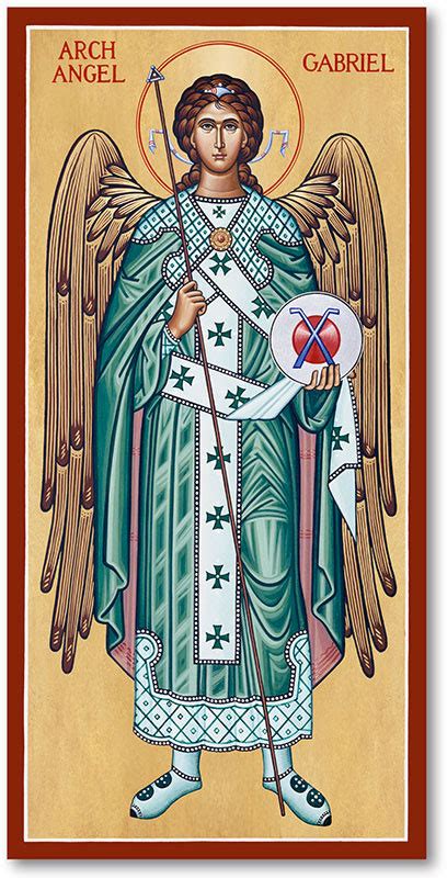 Icons of the Holy Angels: Saint Gabriel the Archangel Icon | Monastery Icons