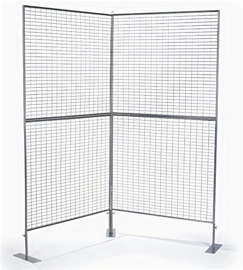 Wire Mesh Art Display Booth | 2-9 Panels | Silver